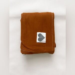 Spearmint Love Cognac Heavy Weight Bamboo Swaddle GUC